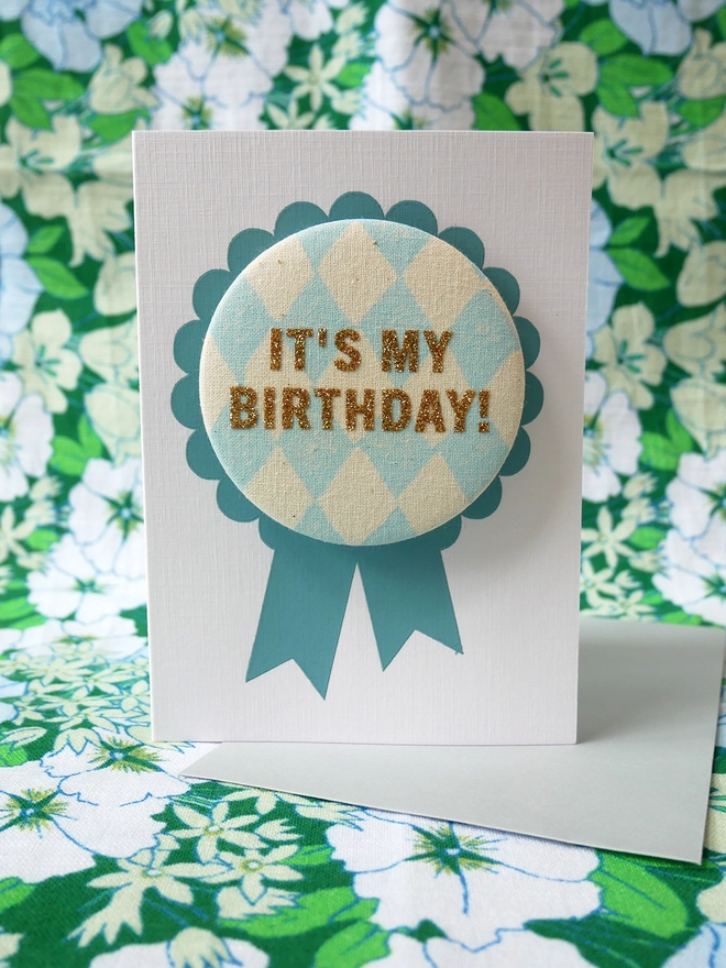 Birthday card with envelope