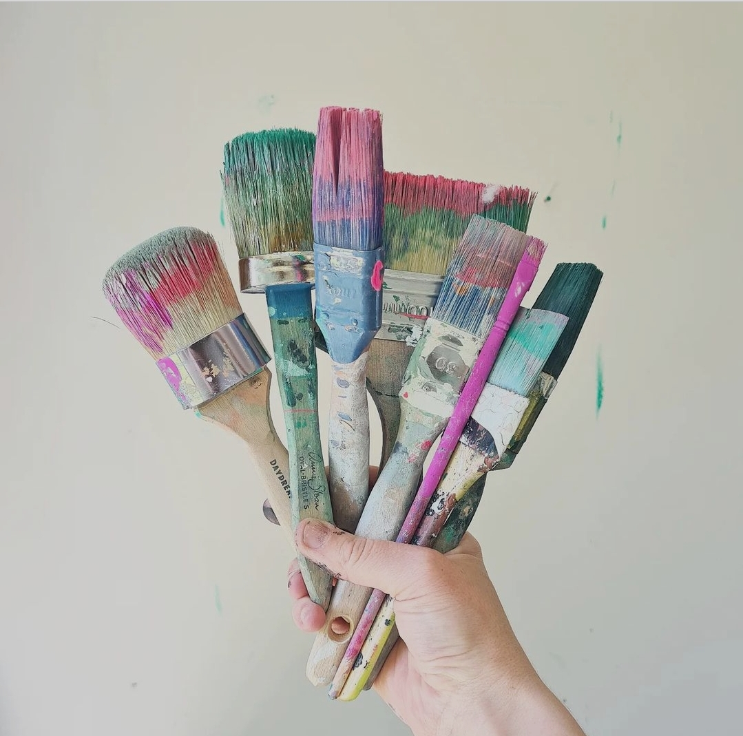 Bright colourful Paintbrushes 