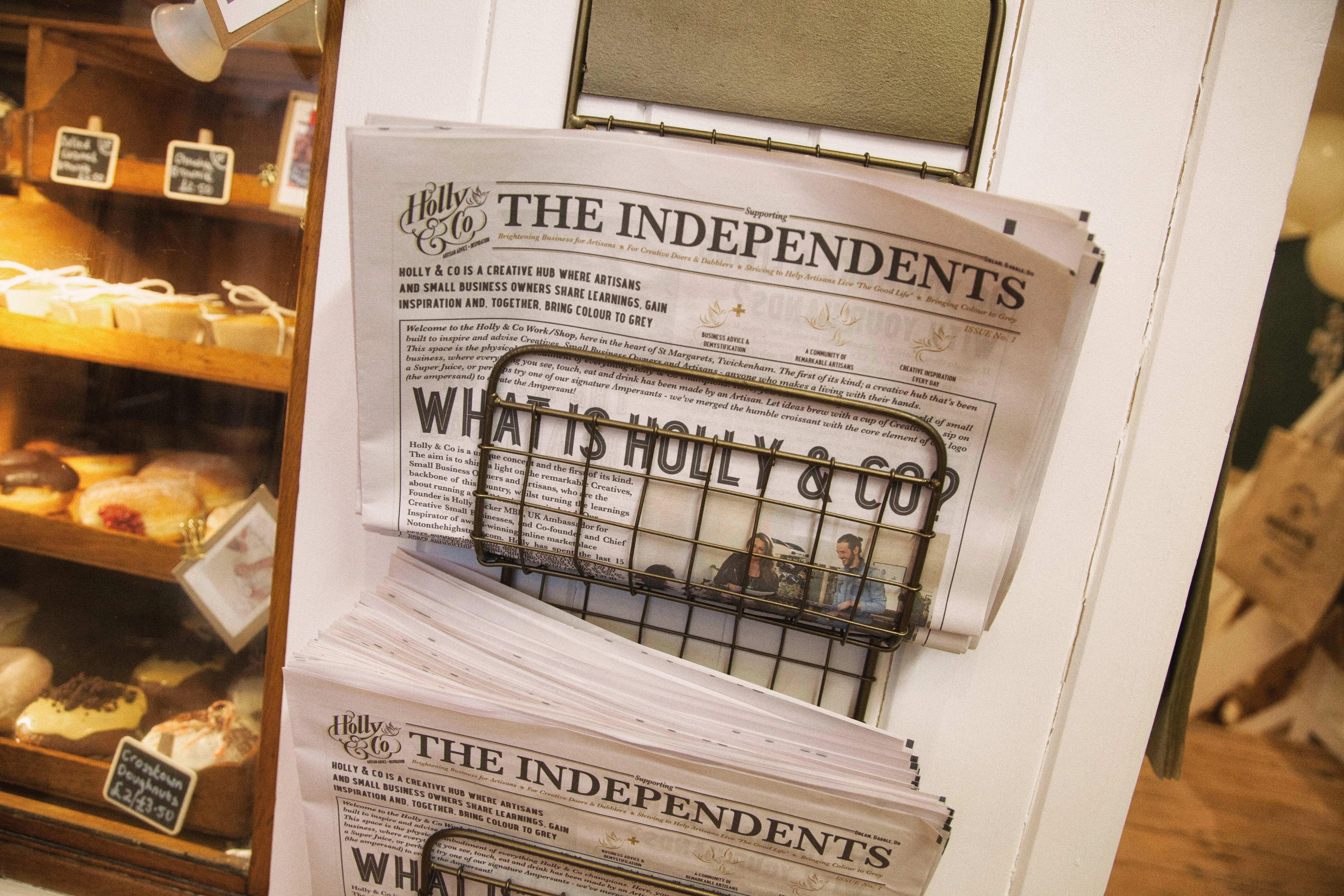Holly & Co independent newspaper