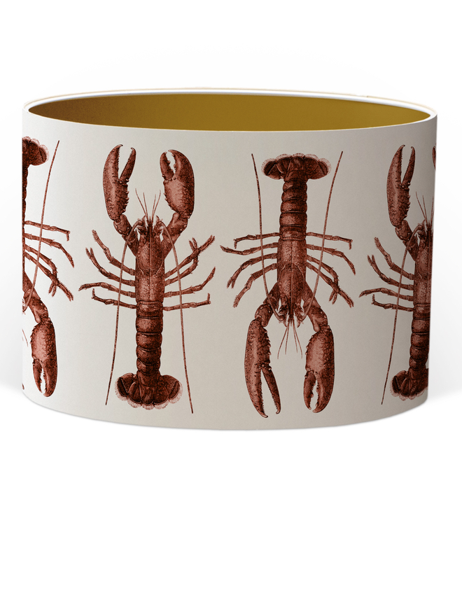 Mountain and Molehill - Red Lobster 30cm Shade Gold inner cut out