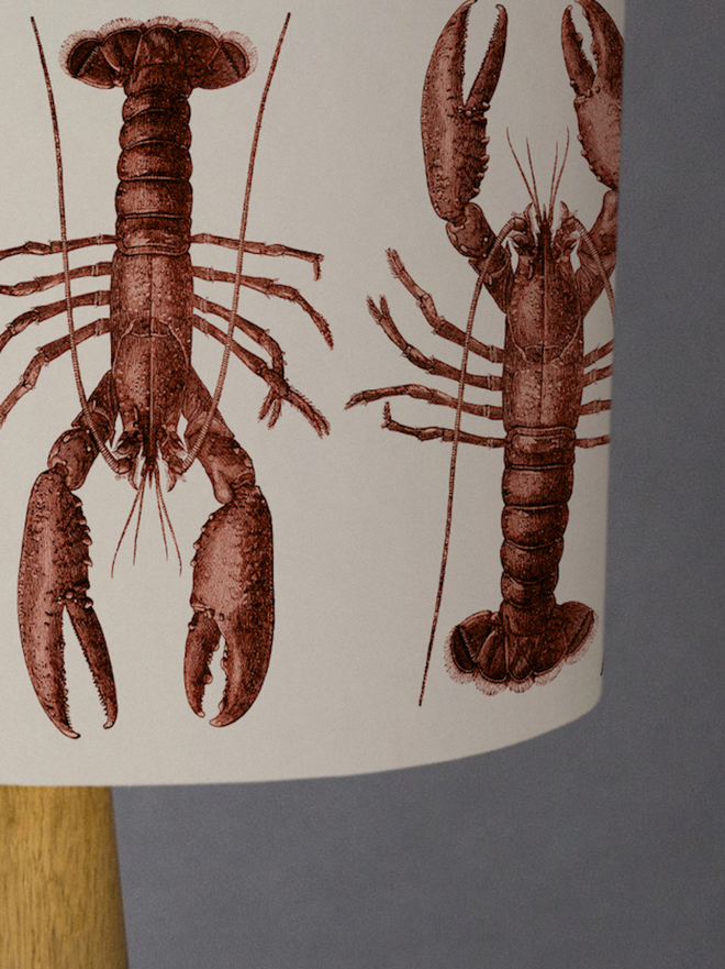 Mountain and Molehill - Red Lobster 30cm Shade Lifestyle detail