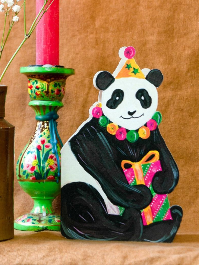 panda greetings card