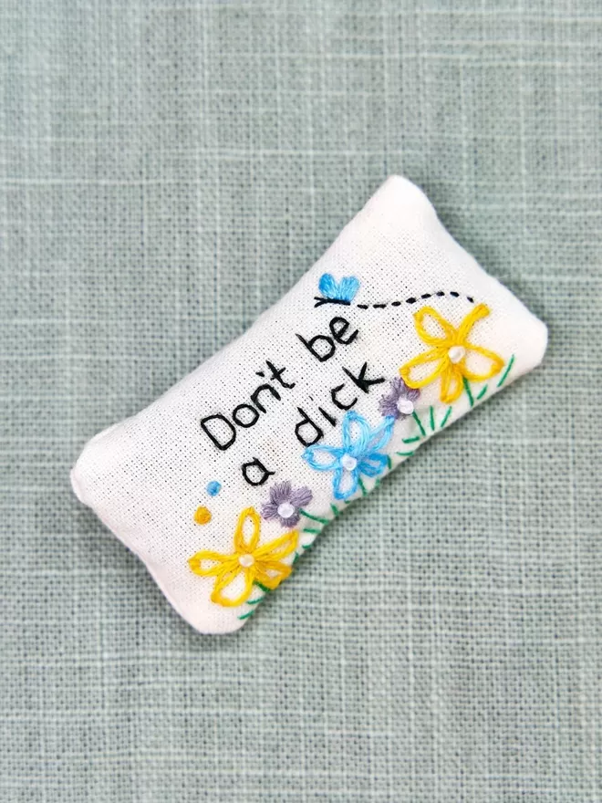 'Don't Be A Dick' Lavender Bag