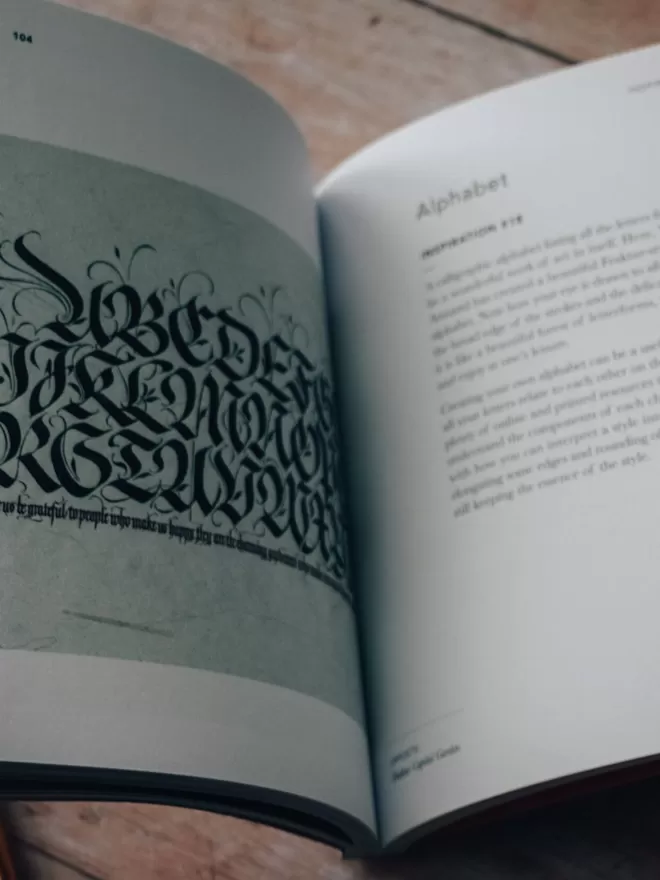 The Calligraphy Ideas Book