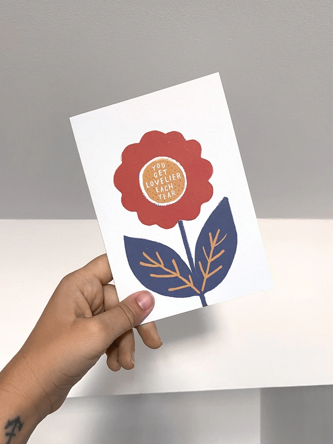 You get lovelier card in hand