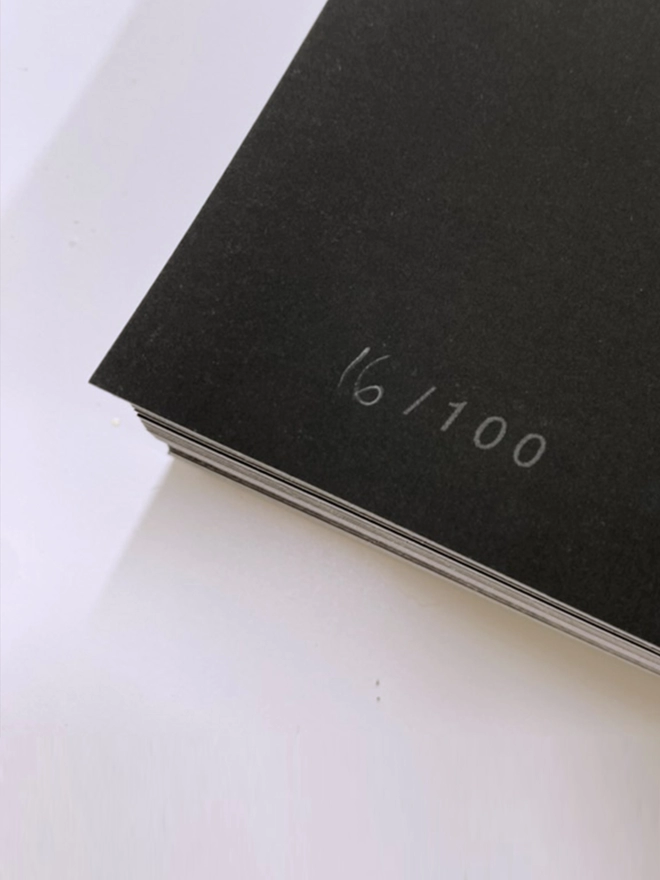 Numbered edition of 100 prints