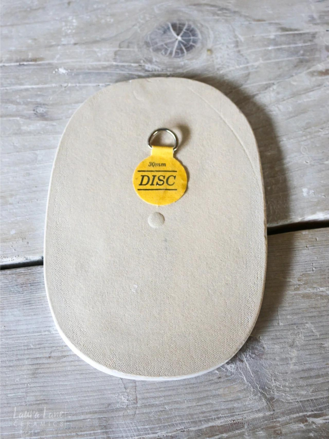 adhesive hanging disc
