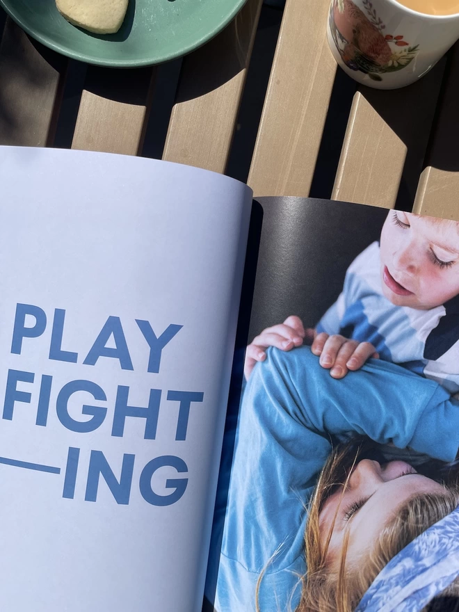 article inside Issue 20 Sonshine Magazine titled Play fighting