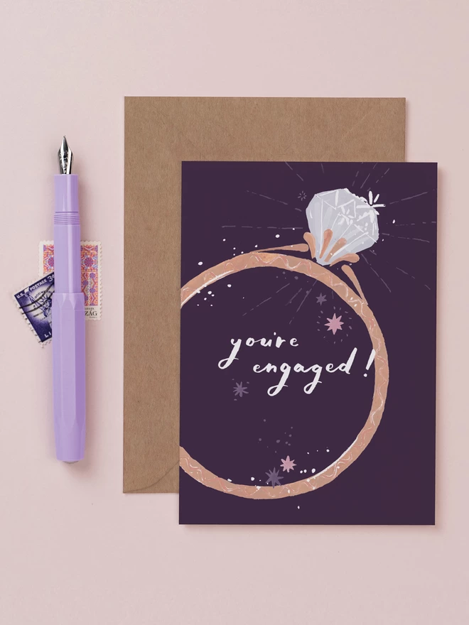 Ring Engagement Card
