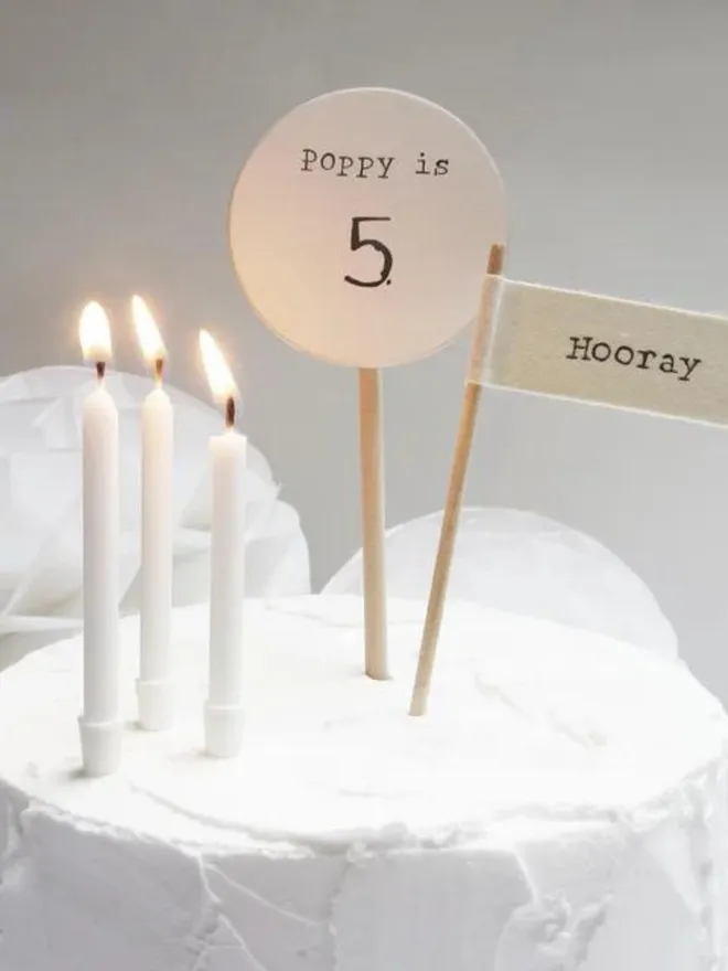 Number Birthday Cake Topper
