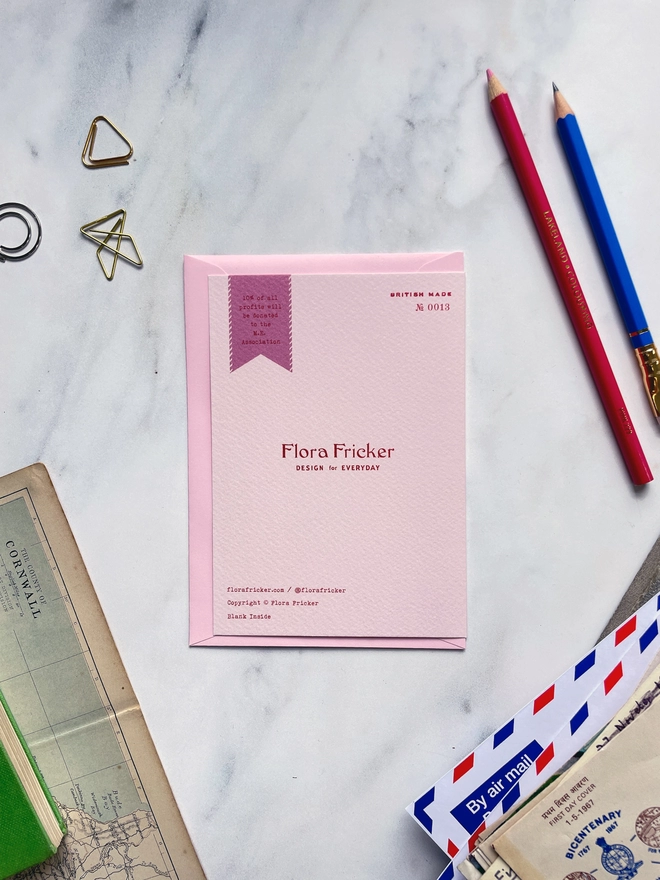 flora Fricker graphic designer card range