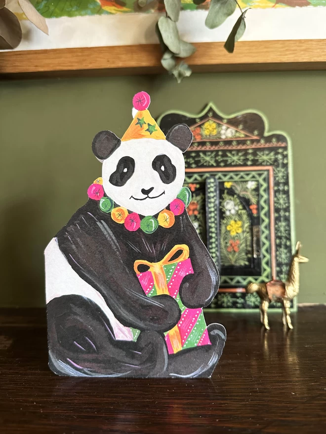 panda greetings card