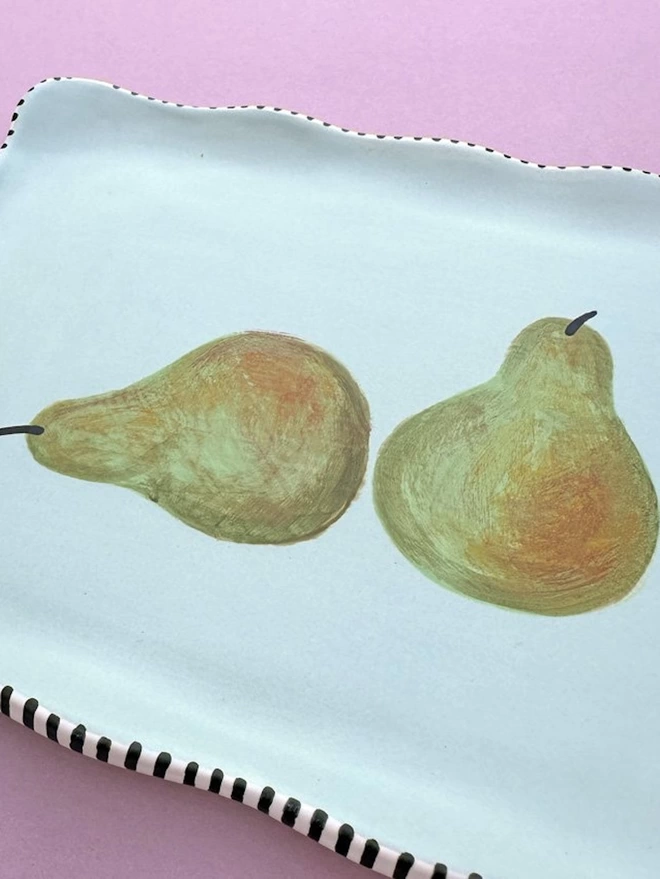 Pair of Pears Canapé Platter