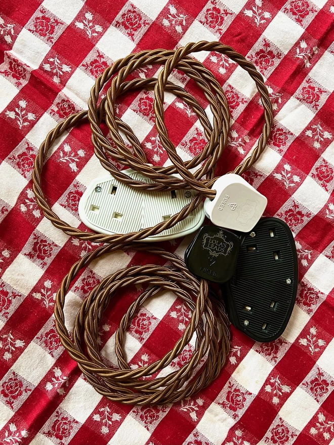 Lola's Leads Fabric Extension Cable in Wren