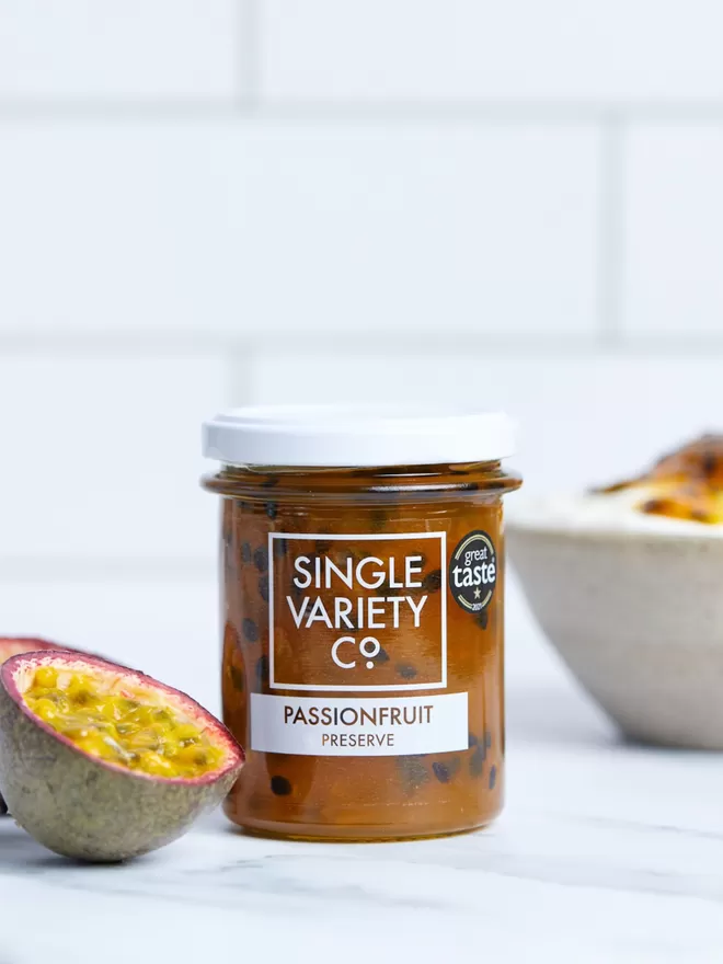 Single Variety Co Passionfruit Preserve Jam