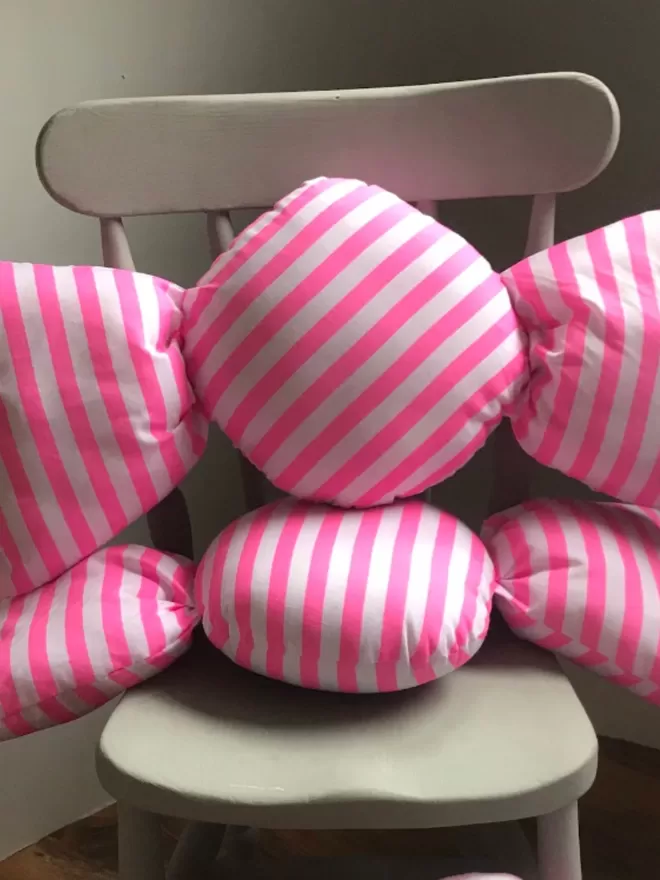 Pink Candy Sweet Cushion Pillow