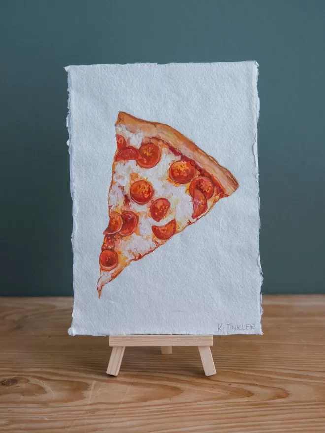 KatieTinkler illustration of a Pizza Slice.