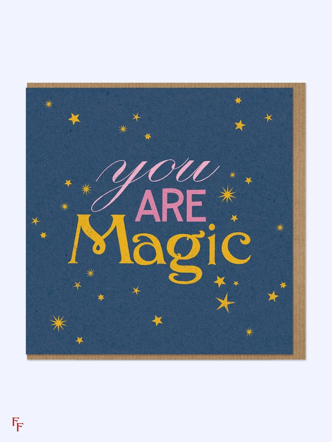 'You Are Magic' Charity Greeting Card by Flora Fricker