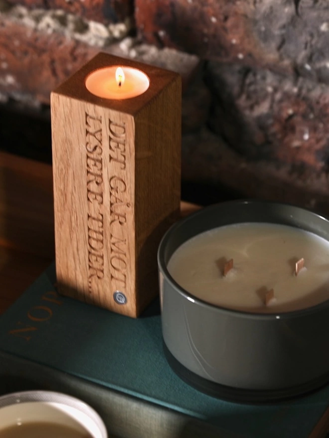 Triple Woodwick Scented Candle