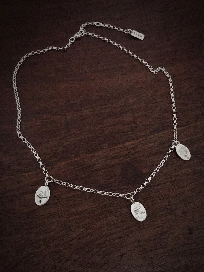 Sterling Silver Charm Necklace