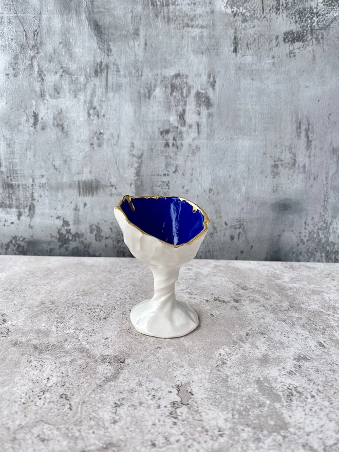 Quirky Egg Cup Royal Blue