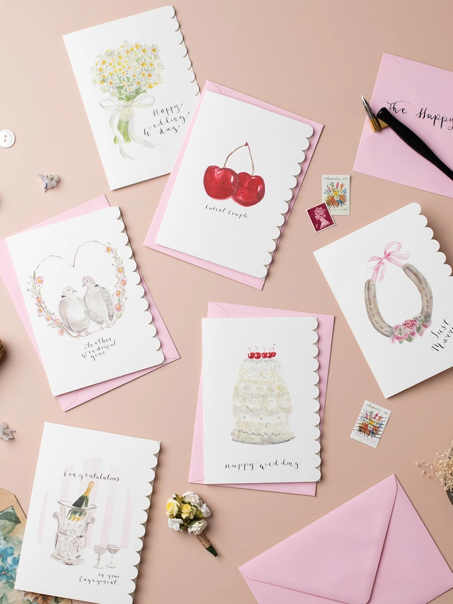 A Collection of Wedding Cards 