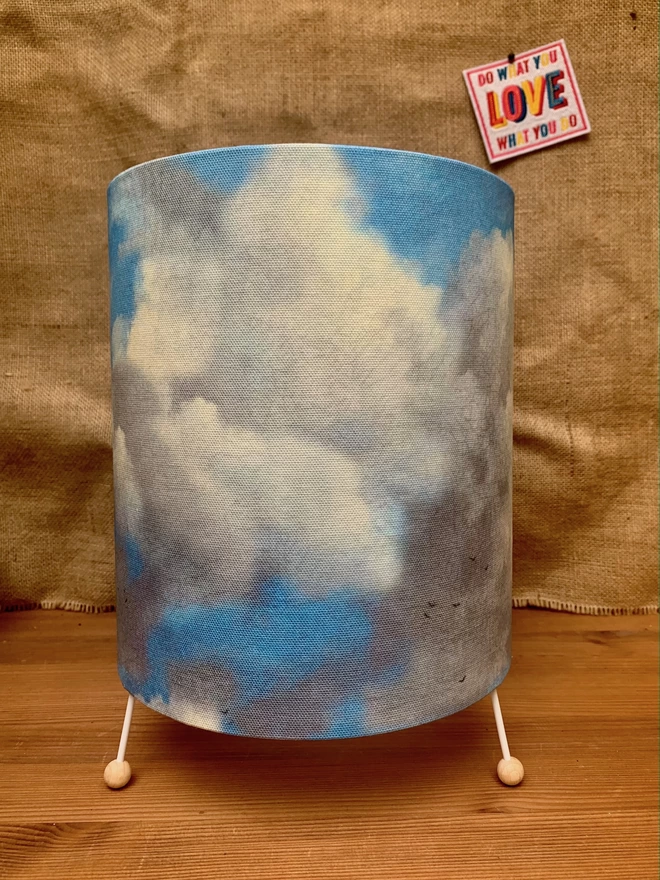 Nursery-lampshade-with-clouds