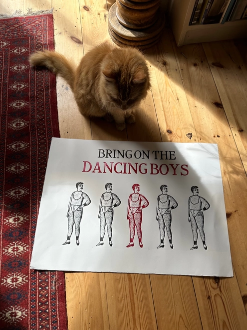 cat dancing men