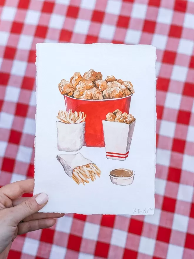 Katie Tinkler illustration of KFC
