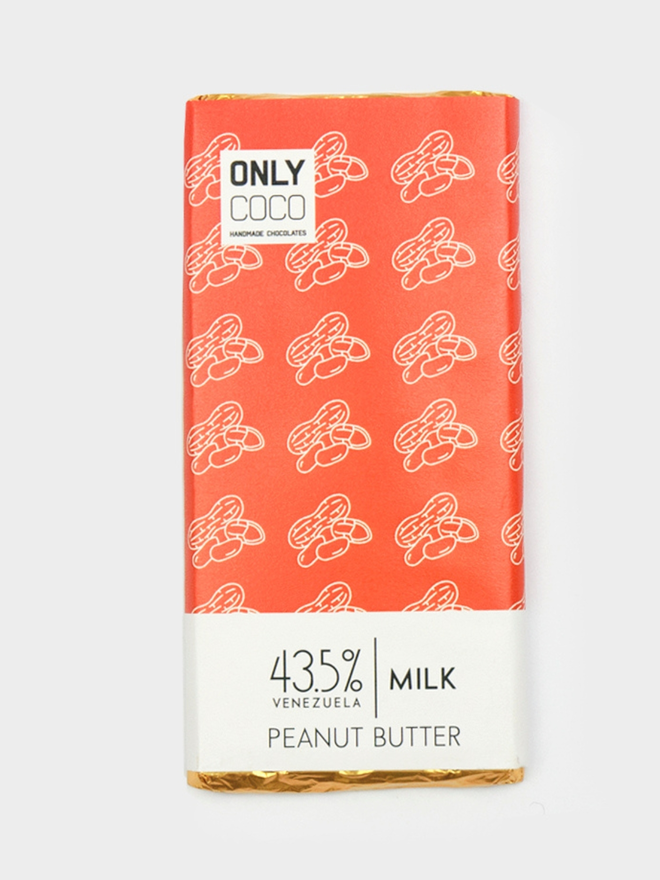 Peanut Butter Milk Chocolate Bar - 43.5% Venezuelan