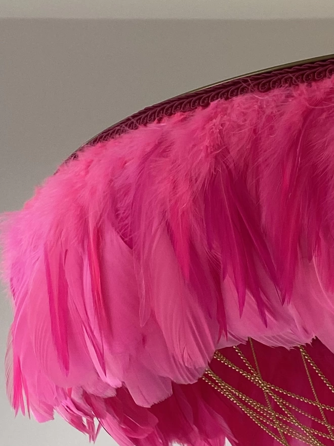 Barbie pink feather light shade 