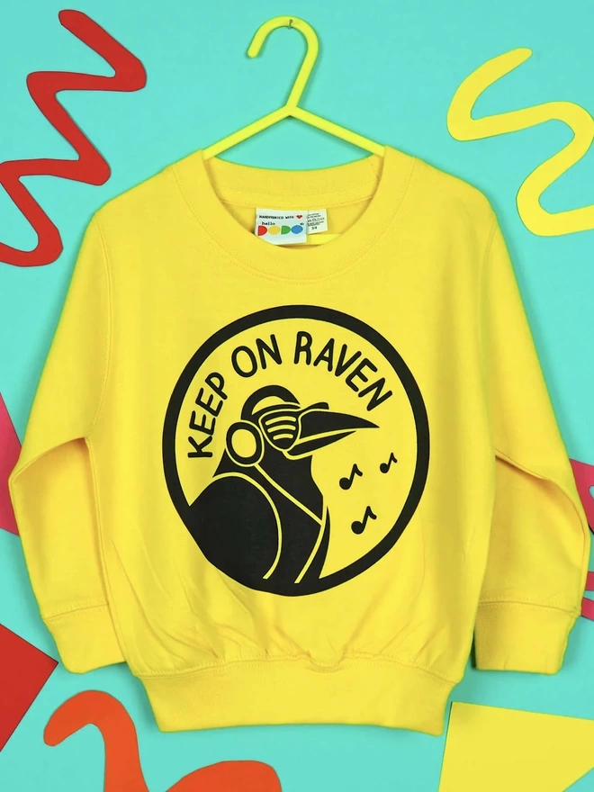 Keep On Raven Kids Sweatshirt