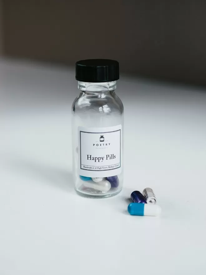 Happy Pills by the poetry pharmacy
