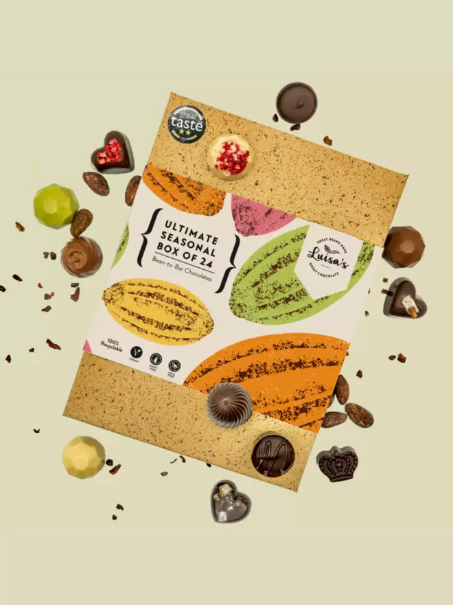 Box of 24 artisan chocolates