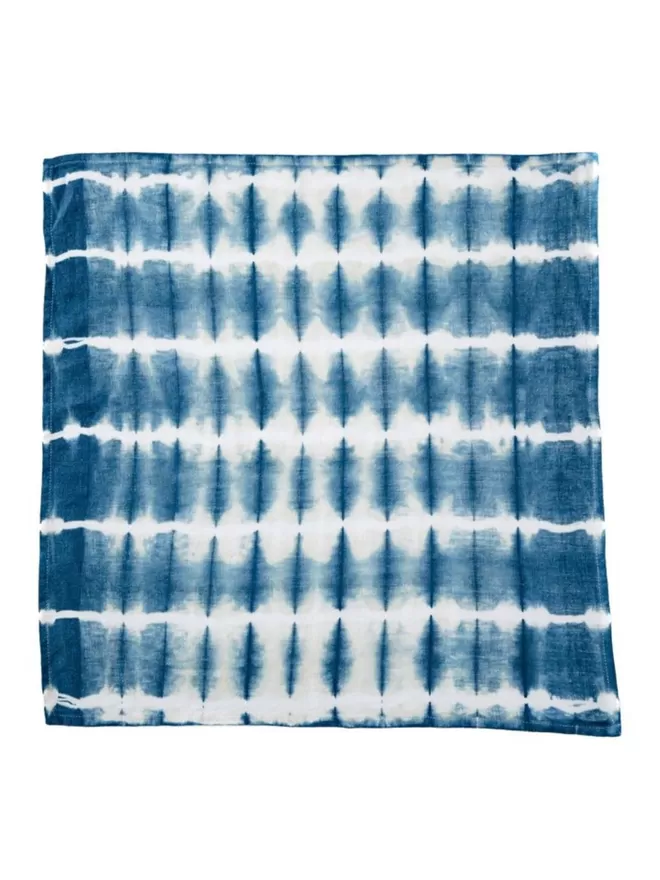 Brilliant Blue Linen Napkins (Set Of 4)