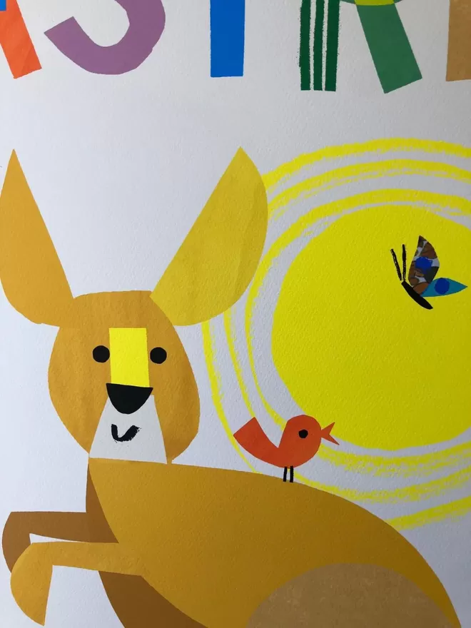 Personalised Kangaroo Print