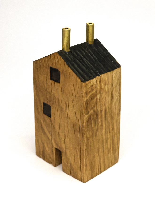wooden house ornament