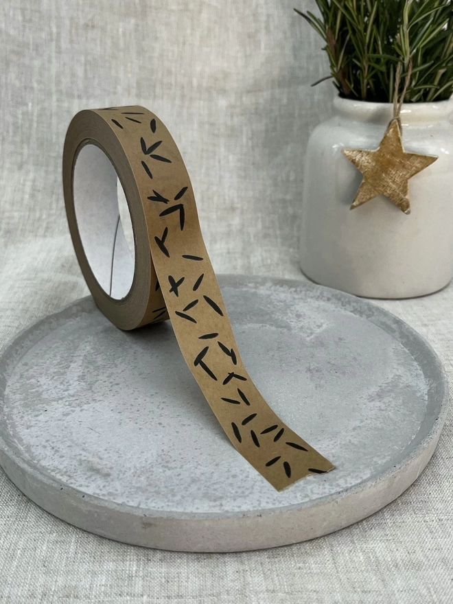 25MM Seeds Brown Paper Tape