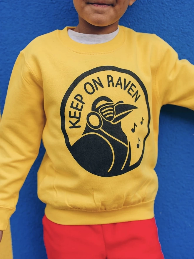 Keep On Raven Kids Sweatshirt