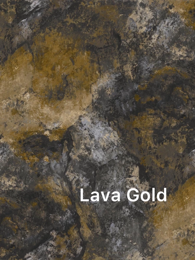 Lava Gold Velvet Fabric
