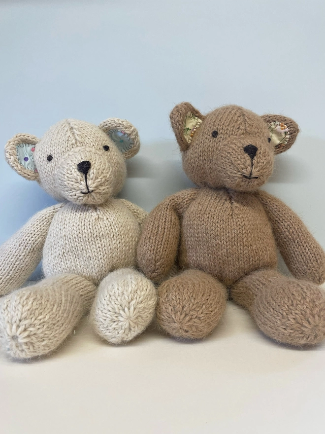 Hand Knitted Teddy Bears