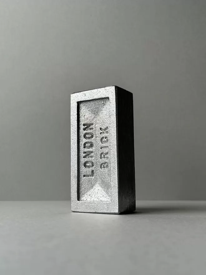 Brick Sixty Candle Holder - Aluminium