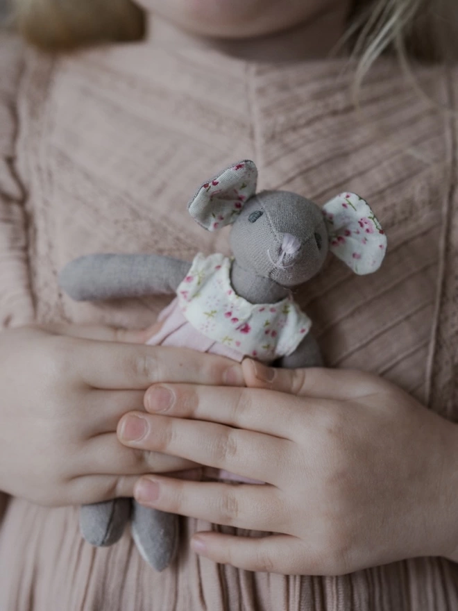 Mabel Mouse is perfect for cuddles.