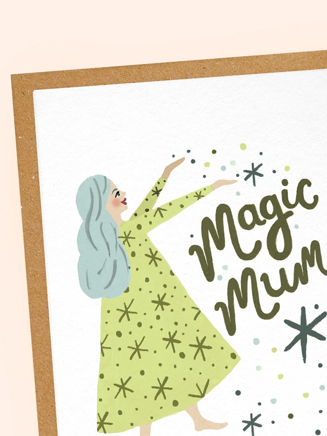 magic mum card close up