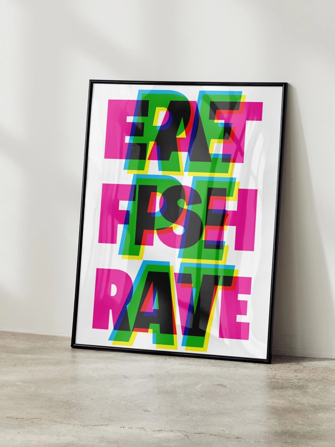 Eat Fish Rave Repeat | Giclée Print