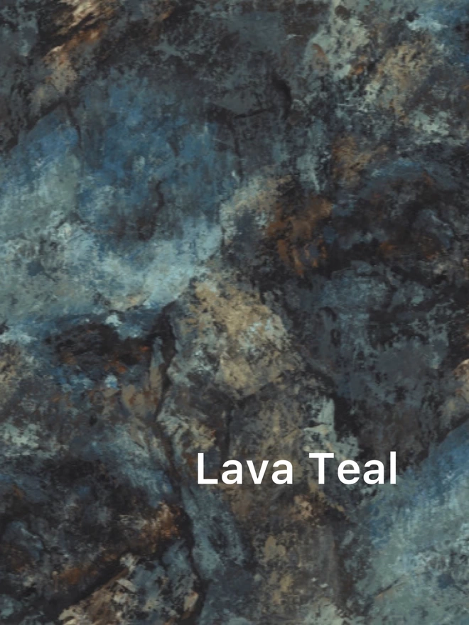 Lava Teal Velvet Fabric