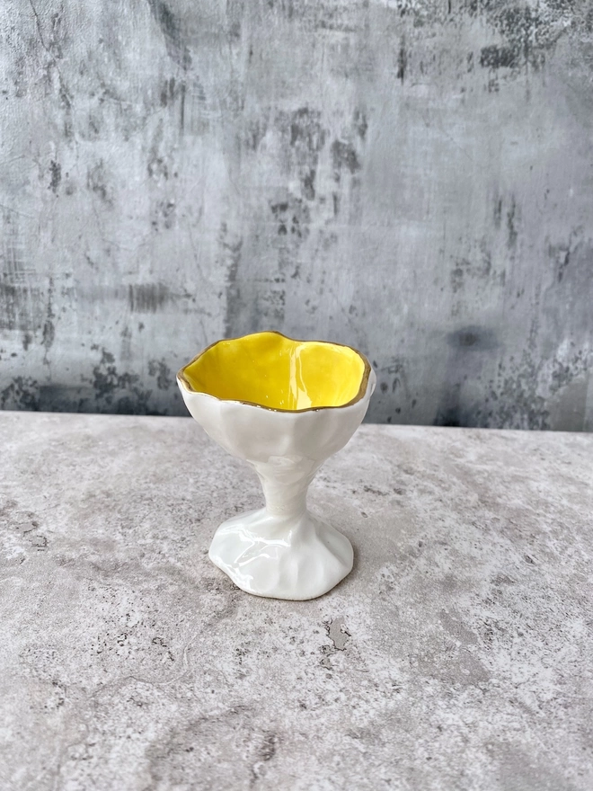 Quirky Egg Cup Yellow