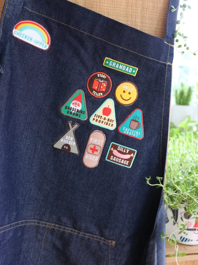 Embroidered Merit Patch Apron Mims & Family