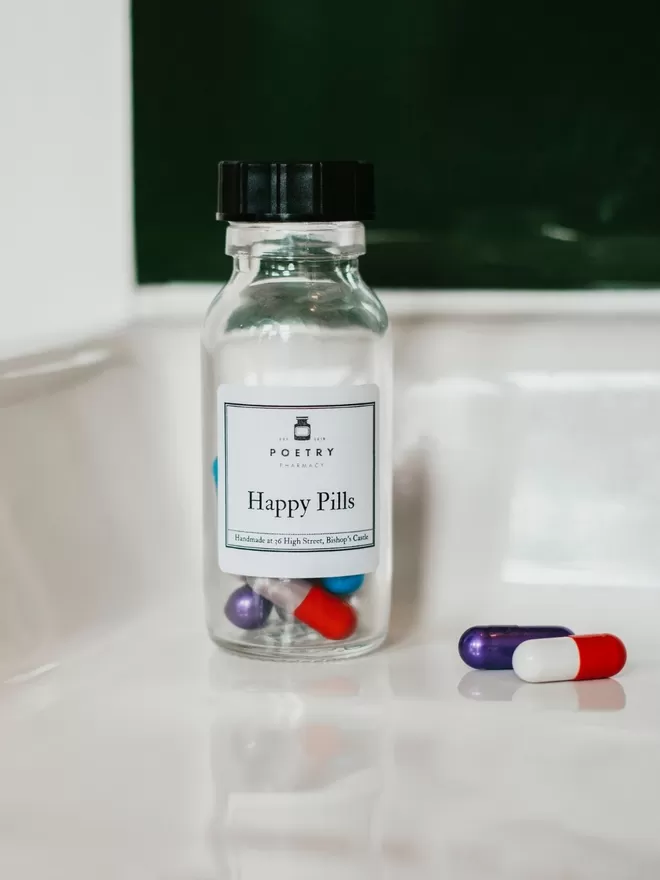 Happy Pills by the poetry pharmacy