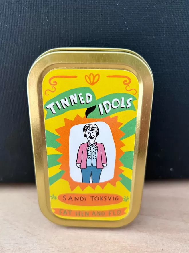 Tinned Idol - Mini Keepsake Doll - Sandi Toksvig